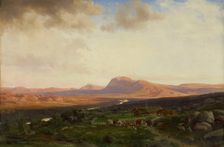 Sunset in the Mountains, 1865. Creator: J. F. Eckersberg