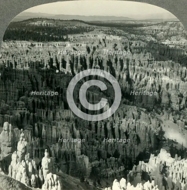 'Sunset in the Silent City, Bryce Canyon, Utah', c1930s. Creator: Unknown.