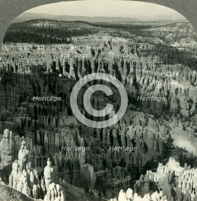 'Sunset in the Silent City, Bryce Canyon, Utah', c1930s. Creator: Unknown.