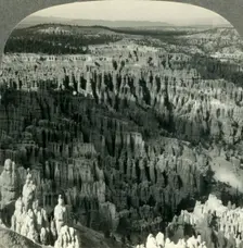 Sunset in the Silent City, Bryce Canyon, Utah c1930s. Creator: Unknown
