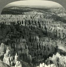 Sunset in the Silent City, Bryce Canyon, Utah c1930s. Creator: Unknown