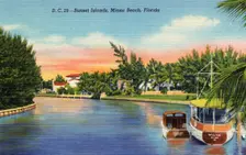 Sunset Islands, Miami Beach, Florida, USA, 1939