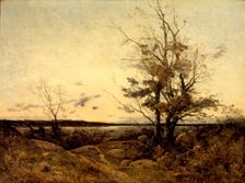 Sunset Landscape, 1887. Creator: Henri-Joseph Harpignies