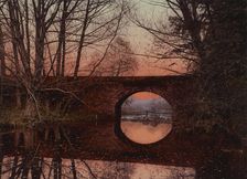 Sunset, Palmer Bridge, New York, c1900. Creator: Unknown