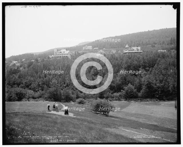 Sunset Park from the golf links, Catskill Mountains, N.Y., c1902. Creator: Unknown.