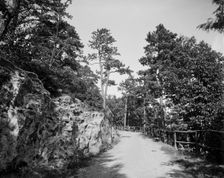 Sunset Road, Lake Minnewaska, N.Y., between 1900 and 1905. Creator: Unknown