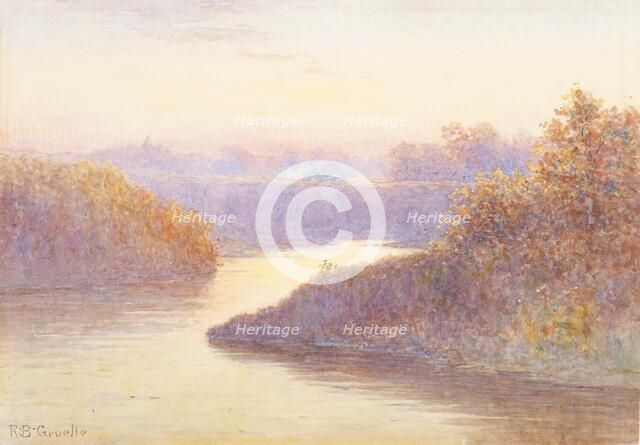 Sunset Stream, date unknown. Creator: Richard Gruelle.