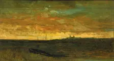 Sunset Scene, ca. 1875-1885. Creator: Edward Mitchell Bannister