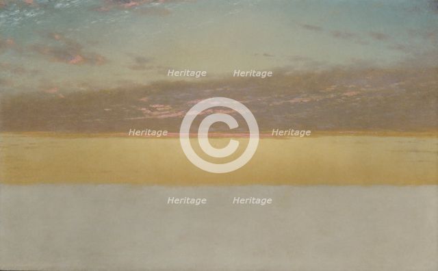 Sunset Sky, 1872. Creator: John Frederick Kensett.