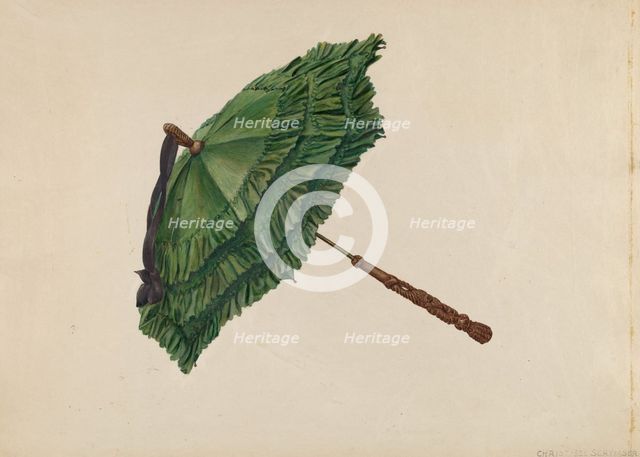 Sunshade, 1935/1942. Creator: Christabel Scrymser.