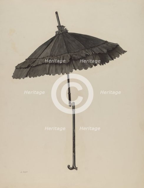 Sunshade, 1935/1942. Creator: Lee Hager.
