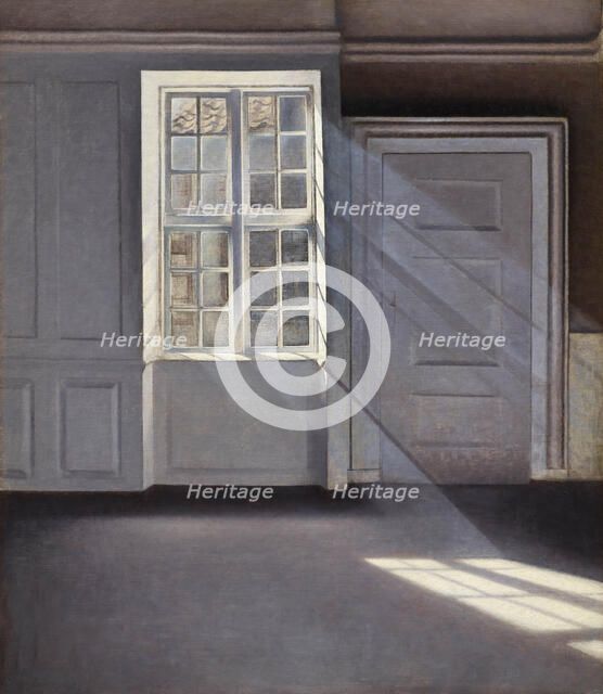 Sunshine. Dust motes dancing in the sunbeams, 1900.