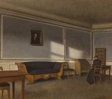 Sunshine in the Drawing Room II, 1903. Creator: Hammershøi, Vilhelm (1864-1916)