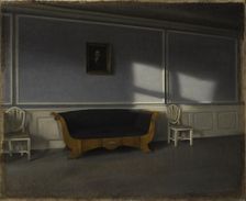 Sunshine in the Drawing Room III, 1905. Creator: Hammershøi, Vilhelm (1864-1916)