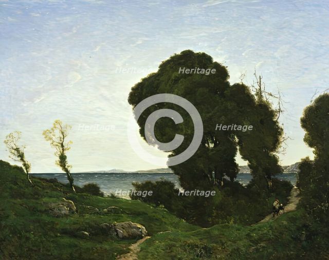 Sunshine on the Riviera, 1899. Creator: Henri-Joseph Harpignies.