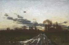 Sunrise, 1886. Creator: Theodore Clement Steele