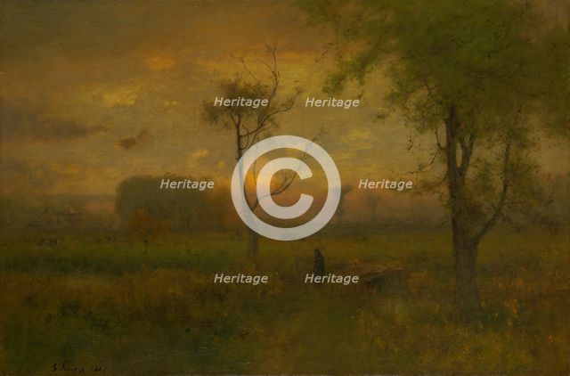 Sunrise, 1887. Creator: George Inness.