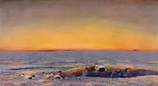 Sunrise 1896. Artist: Bruno Liljefors