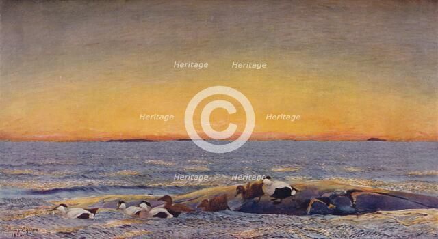 'Sunrise', 1896. Artist: Bruno Liljefors.