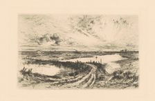 Sunrise?The Pond, Easthampton, Long Island, 1881. Creator: Thomas Moran