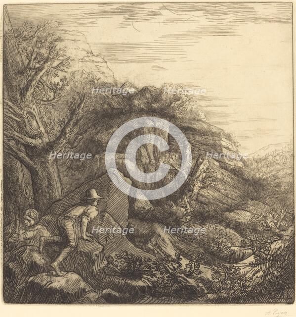 Sunrise (Un lever de soleil). Creator: Alphonse Legros.