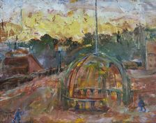 Sunrise in Södertälje, 1892. Creator: Vilhelmina Carlson