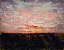 Sunrise or Sunset, study for book, Concealing Coloration in the Animal Kingdom, ca. 1905-1909. Creator: Abbott Handerson Thayer