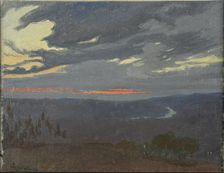 Sunrise over the Arno, 1898. Creator: Dulac, Charles-Marie (1865-1898)
