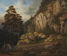 Suopeltovuori in Haminalahti, 1867. Creator: Magnus von Wright