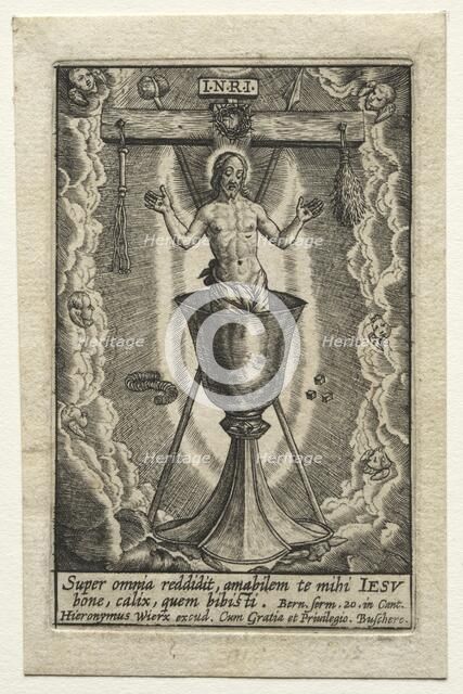 Super omnia reddidit, amabilem.... Creator: Hieronymus Wierix (Flemish, 1553-1619).