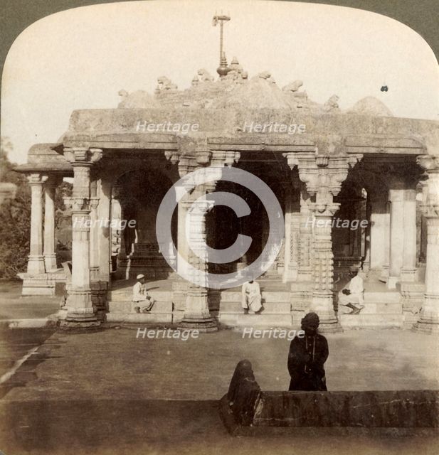 'Superb Marble Temples at Dilwarra, on Abu, the sacred mountain of the Jains, India', 1903. Creator: Underwood & Underwood.