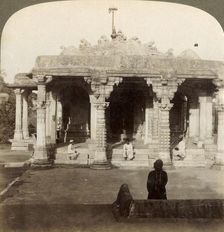 Superb Marble Temples at Dilwarra, on Abu, the sacred mountain of the Jains, India 1903. Creator: Underwood & Underwood