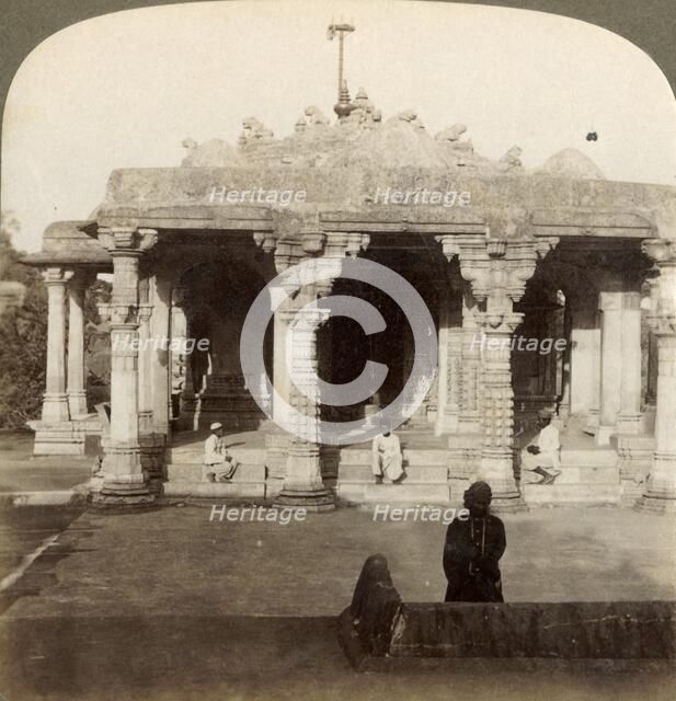 'Superb Marble Temples at Dilwarra, on Abu, the sacred mountain of the Jains, India', 1903. Creator: Underwood & Underwood.