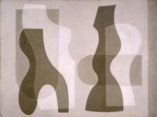 Superimposed Forms, 1938. Creator: Jessica Dismorr