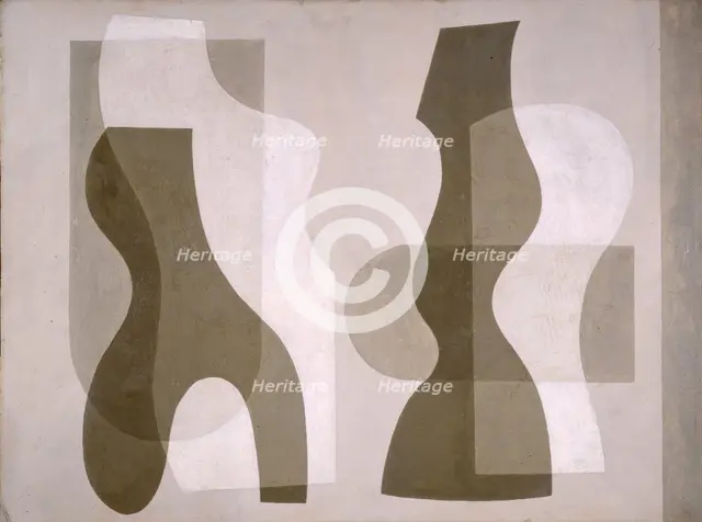 Superimposed Forms, 1938. Creator: Jessica Dismorr.