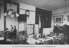 Superintendent's office- C. N. & I. Department, 1915. Creator: Unknown