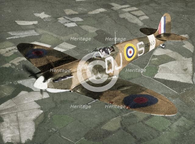 Supermarine Spitfire Mk Vb, 1941.  Artist: Chas Brown.