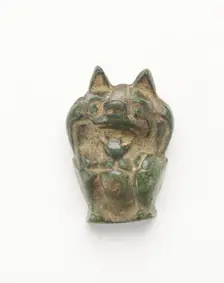 Support in the form of a bear, Han dynasty, 206 BCE-220 CE. Creator: Unknown