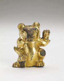 Support in the form of a bear, Han dynasty, 206 BCE-220 CE. Creator: Unknown