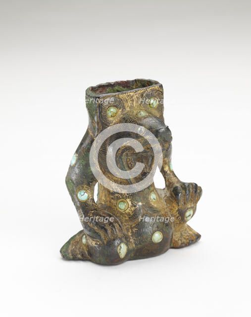 Support in the form of a bear, Han dynasty, 206 BCE-220 CE. Creator: Unknown.