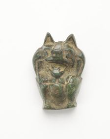 Support in the form of a bear, Han dynasty, 206 BCE-220 CE. Creator: Unknown