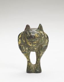 Support in the form of a bear, Han dynasty, 206 BCE-220 CE. Creator: Unknown