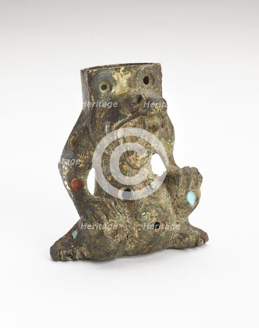 Support in the form of a bear, Han dynasty, 206 BCE-220 CE possibly 1st century CE. Creator: Unknown.