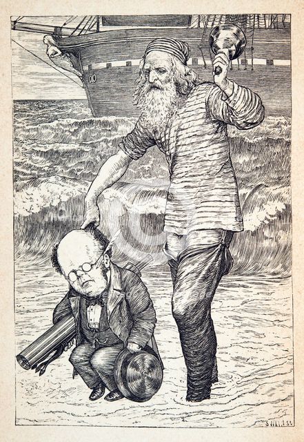 Supporting each man on the top of the tide' pub.1876. Creator: Henry Holiday (1839 - 1927).
