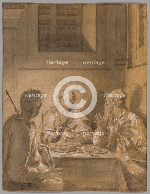 Supper at Emmaus, 1590/95. Creator: Peter Candid.