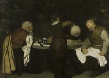 Supper at Emmaus, 1620-1680. Creator: Anon