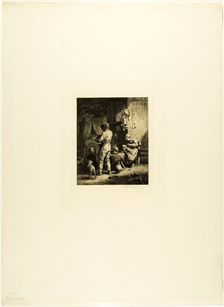 Supper, c. 1865. Creator: Charles Emile Jacque