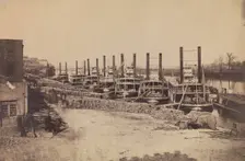 Supply Steamers at Nashville, Tennessee, 1862. Creator: Rodney Poole