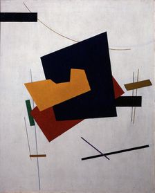 Suprematism, before 1916. Artist: Klyun, Ivan Vassilyevich (1873-1942)