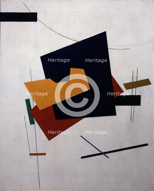 Suprematism, before 1916. Artist: Klyun, Ivan Vassilyevich (1873-1942)
